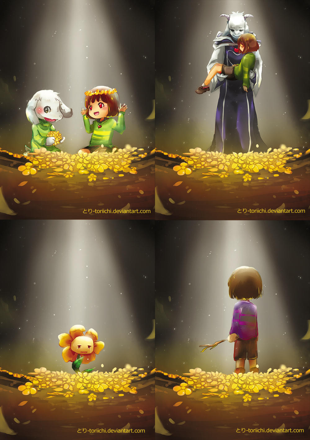 escape the underground asriel ending