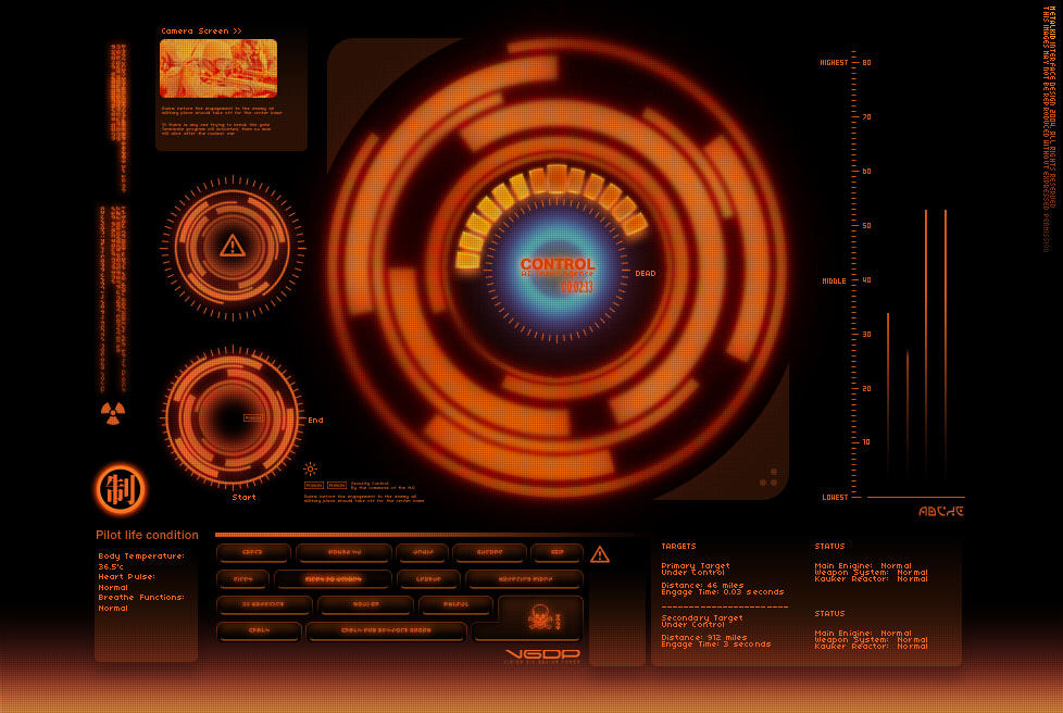 Red Alert Interface by metalkid