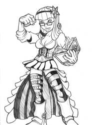 Steampunk Redhead 2 by Verbasan
