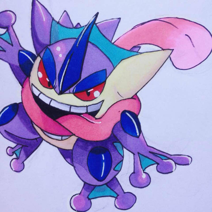 gengar x greninja fusion by tricendant on deviantart