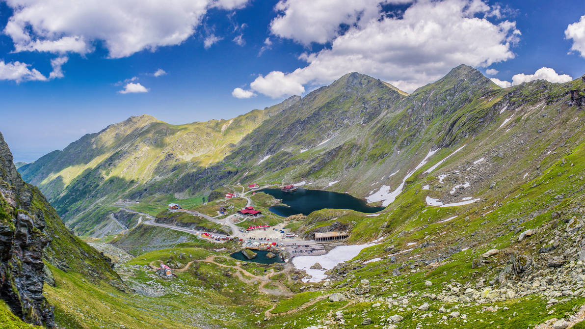 Balea Lake HDR Pano by JoeGP