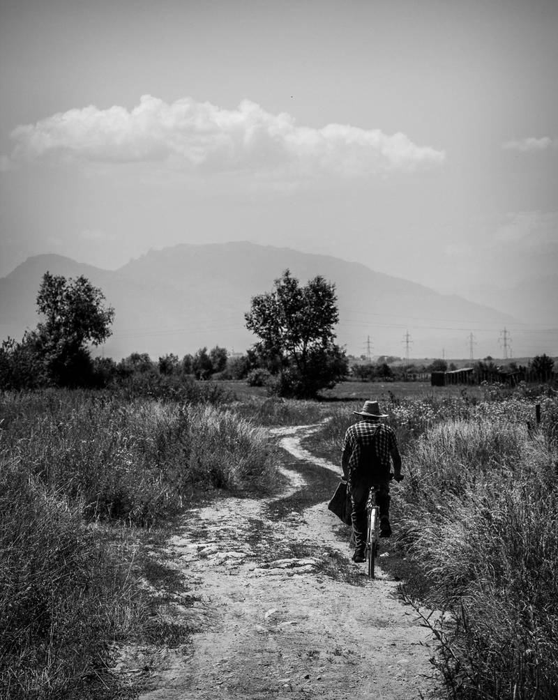 Old man on a bike by JoeGP