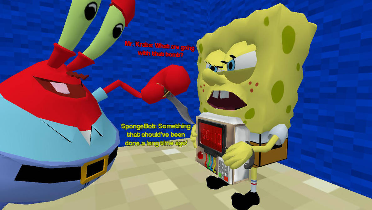 Mr. Krabs vs SpongeBob by Primon4723 on DeviantArt