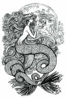 Starbucks Mermaid by La-Chapeliere-Folle