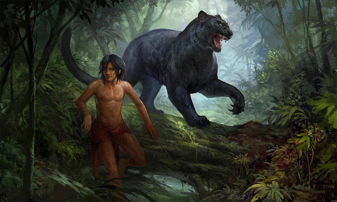 Boastful Bagheera by sandara