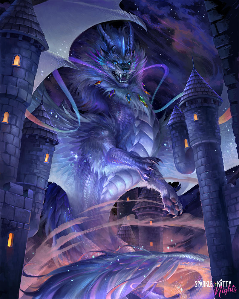 Sparkle Kitty Dragon by sandara on DeviantArt