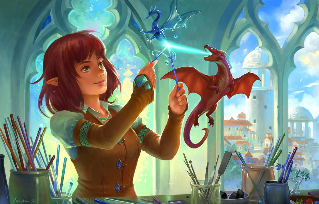 The Glass Sculptor by sandara