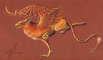 Brown gryph by AlviaAlcedo