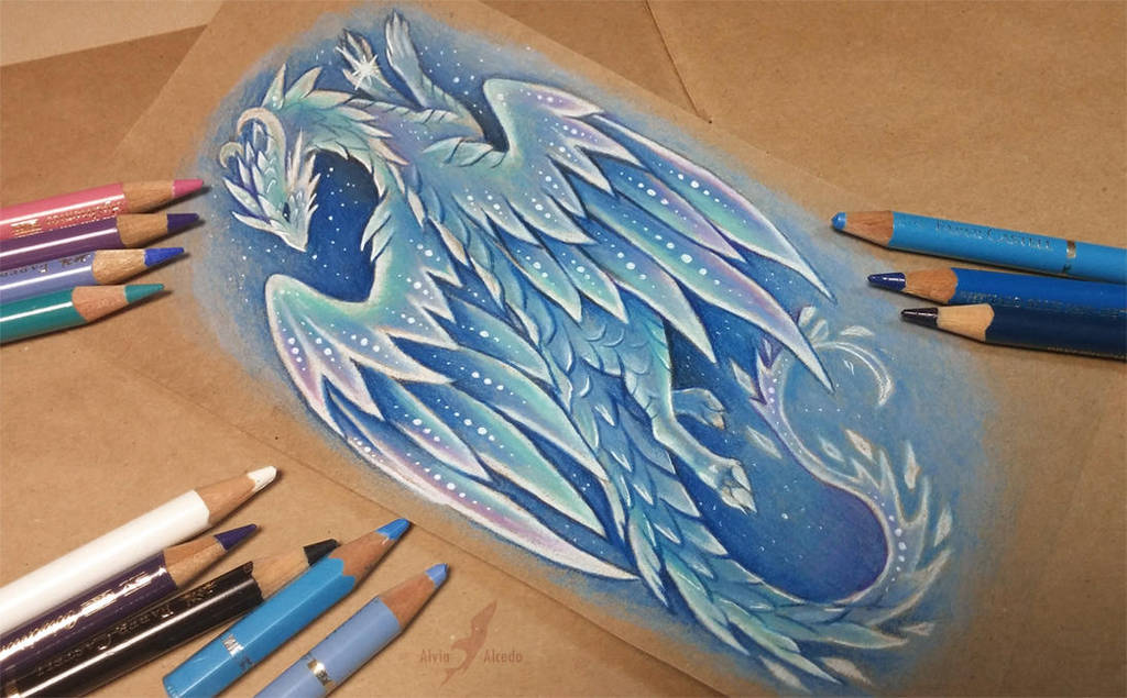 Arctic ice dragon by AlviaAlcedo