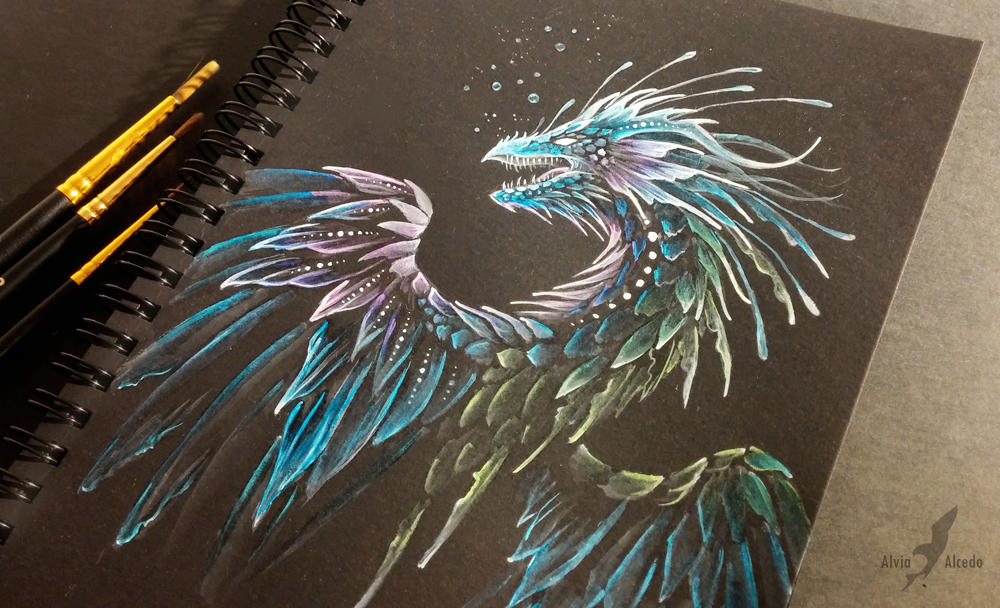 Deep ocean dragon by AlviaAlcedo