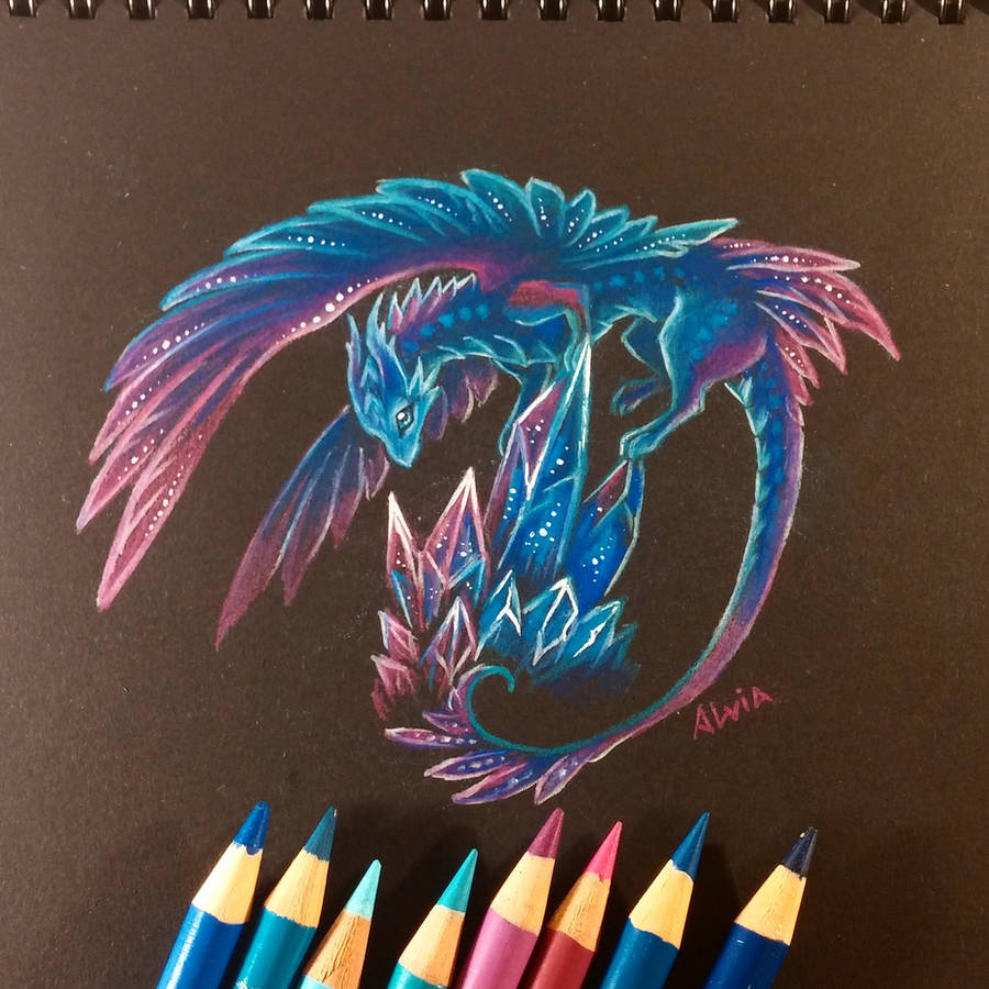 Cave dragon by AlviaAlcedo