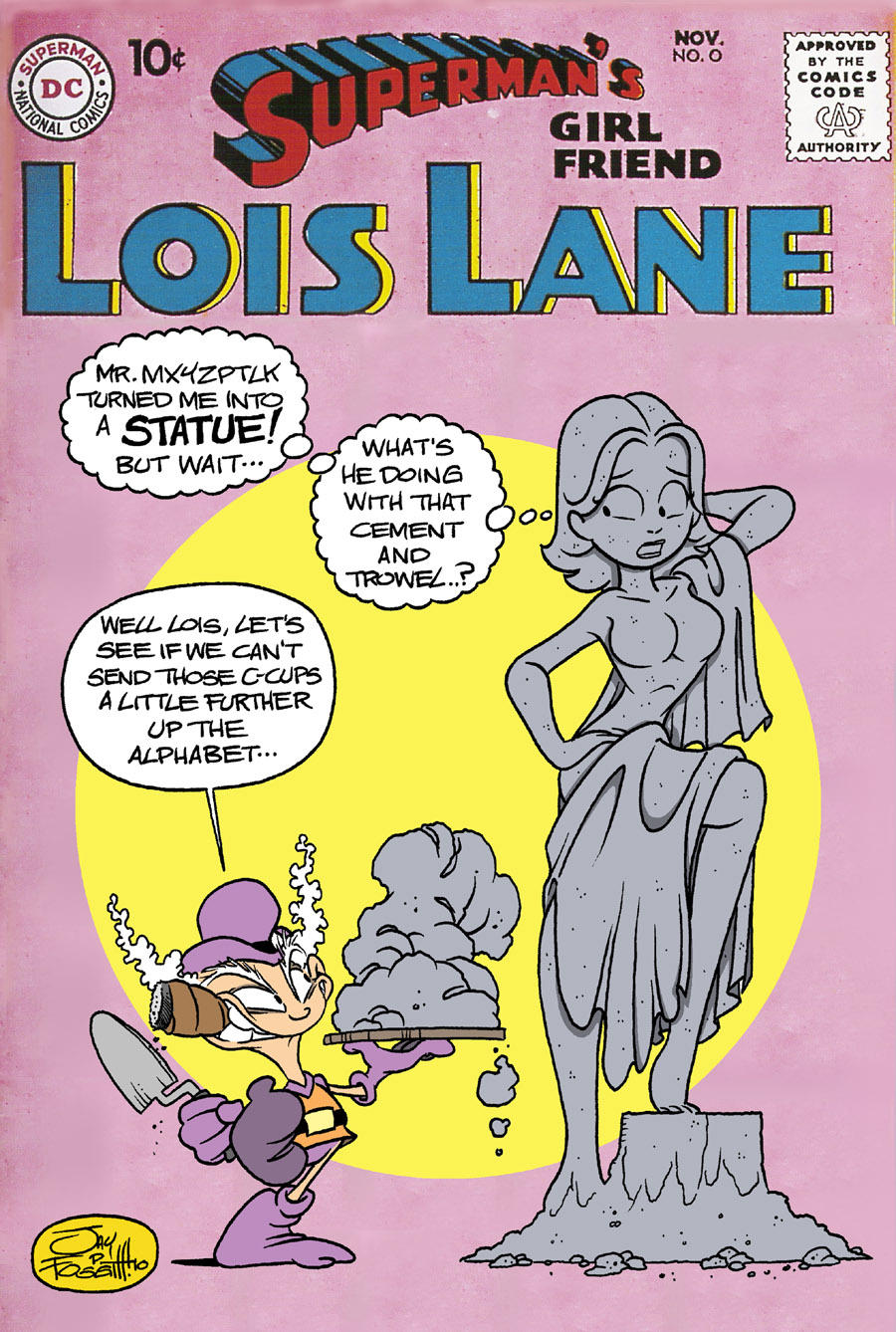 LOIS LANE MEETS MR MXYZPTLK by JayFosgitt