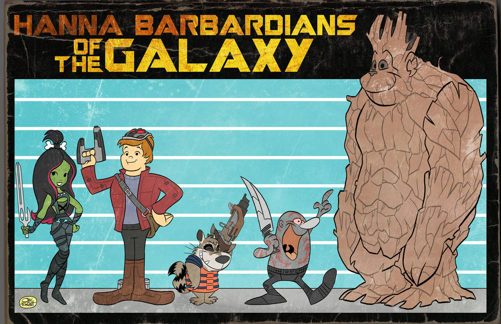 HANNA BARBARDIANS OF THE GALAXY by JayFosgitt