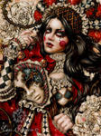 Queen of Wands by EnysGuerrero
