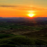 Palouse Sunrise by La-Vita-a-Bella
