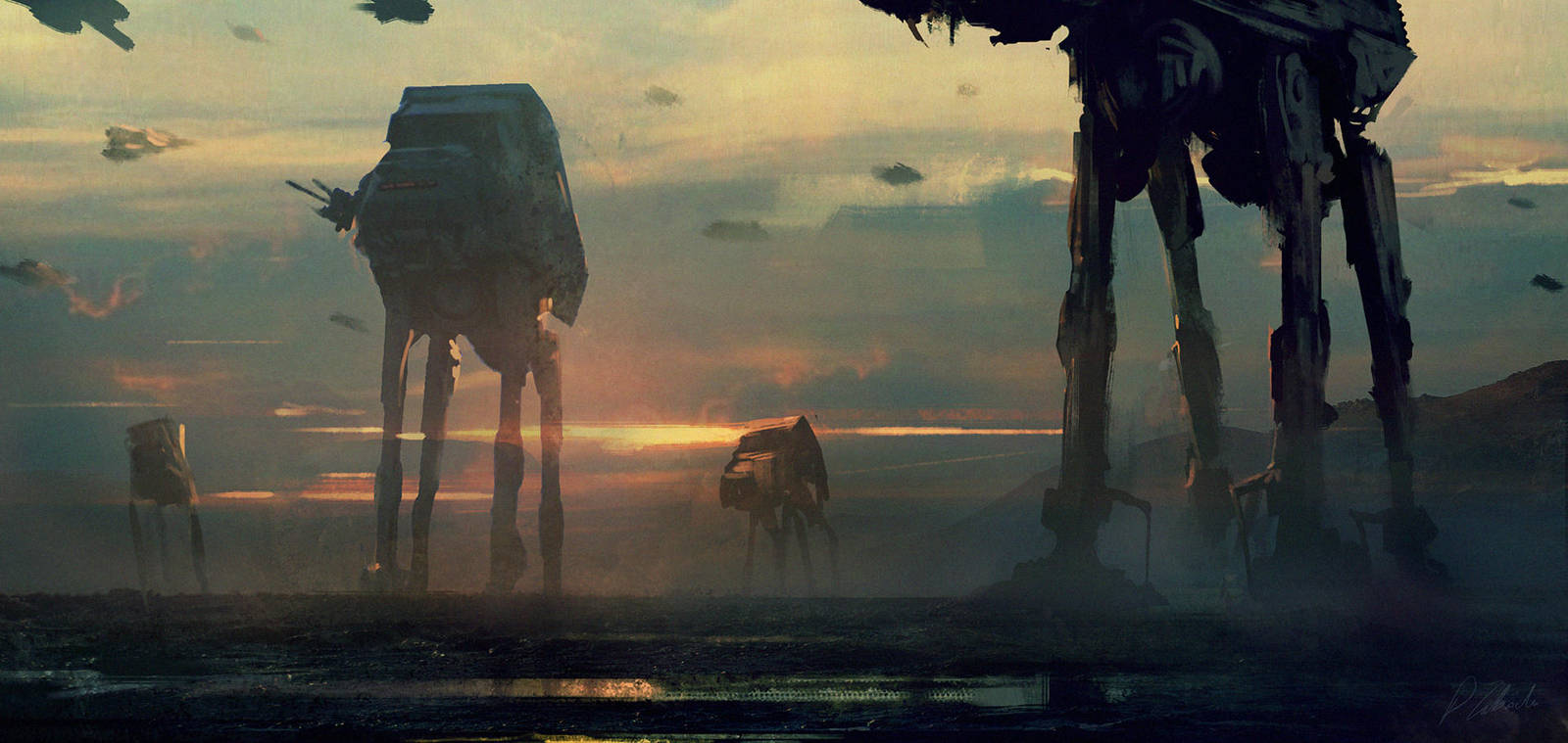 Imperial Walkers by daRoz