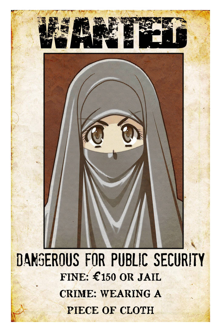 Wanted Niqabi Woman by Nayzak