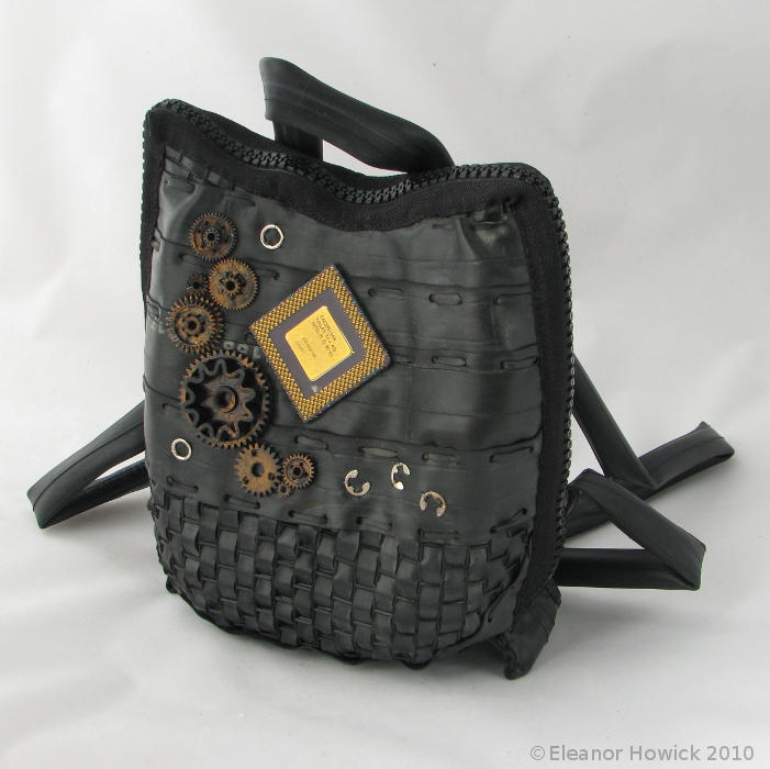 Bicycle tube bag - front by elfnor