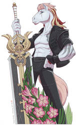 Triple Gladiolus by lgliang