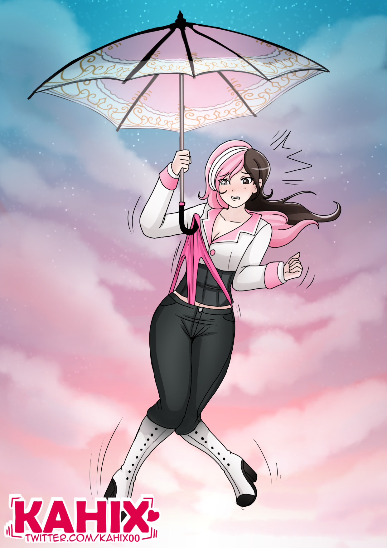 Anime Wedgie - qun33ja