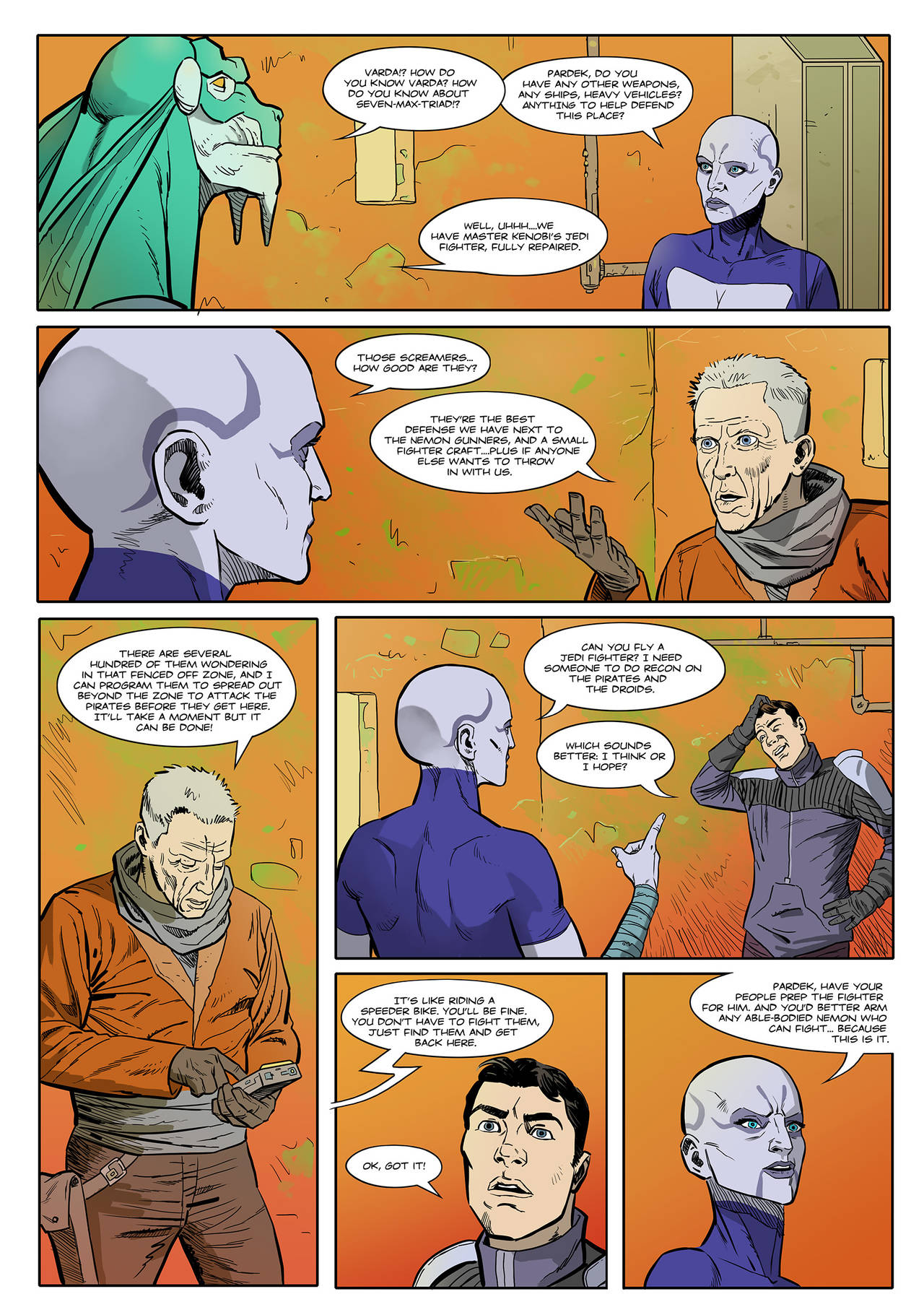Star Wars On The Run Page 137 by lordhadrian on DeviantArt