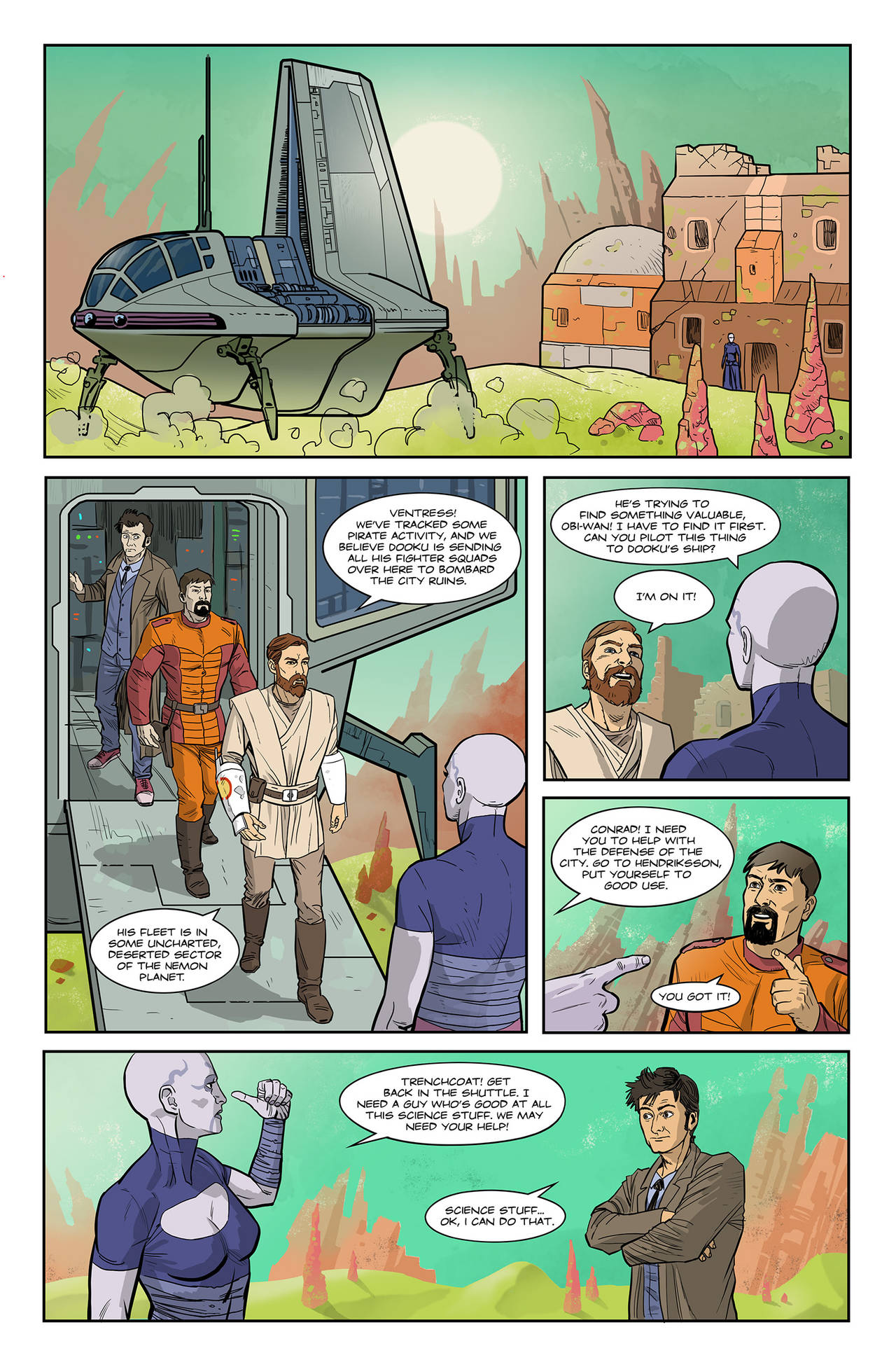 Star Wars On The Run Page 138 by lordhadrian on DeviantArt