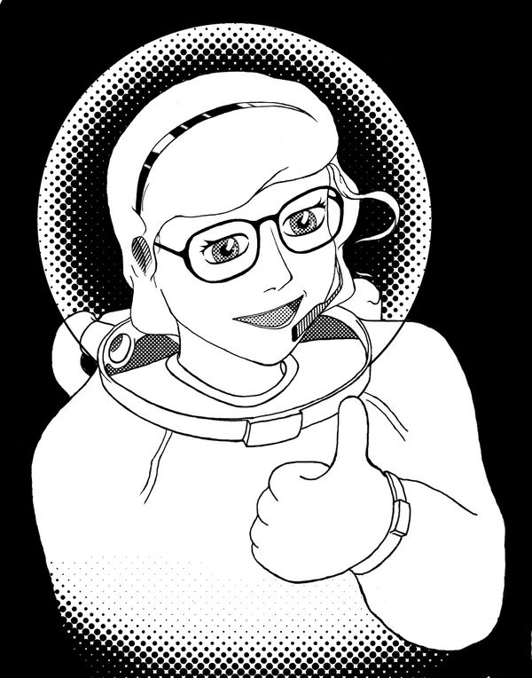 Rhoda in Spacesuit by Digitante