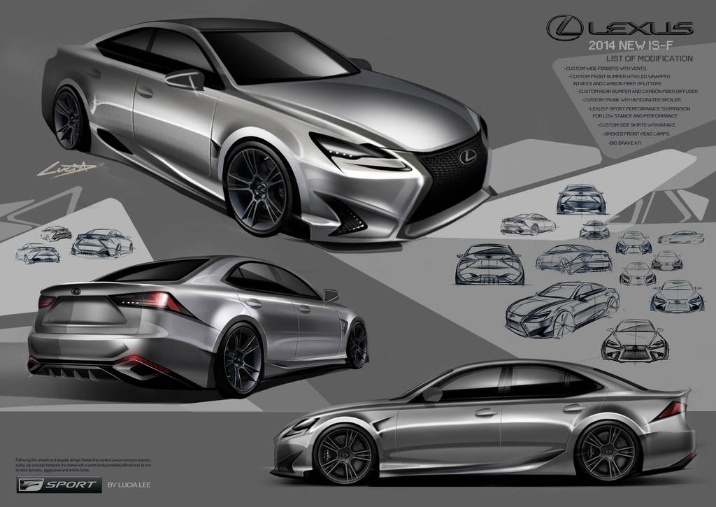 Lexus 2014 IS COMPETITION by moondoni