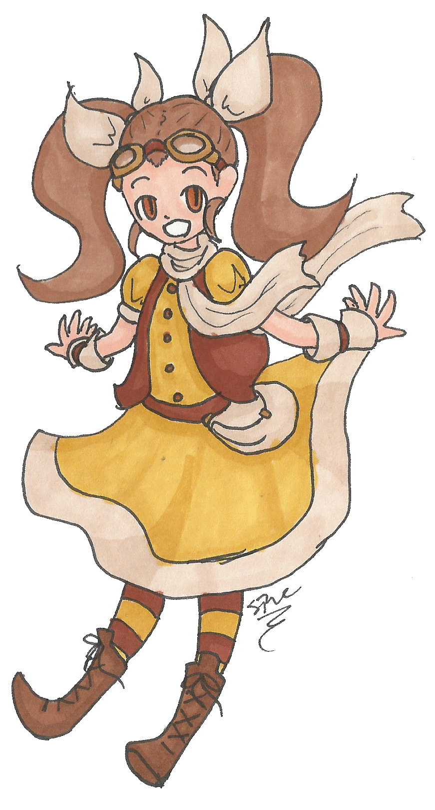 Fanart: Steampunk Being by SqueekyTheBalletRat