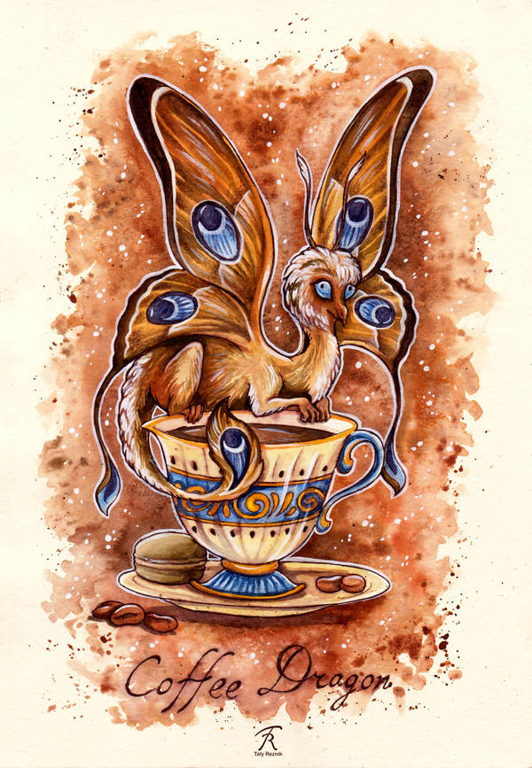 Coffee Dragon by TrollGirl