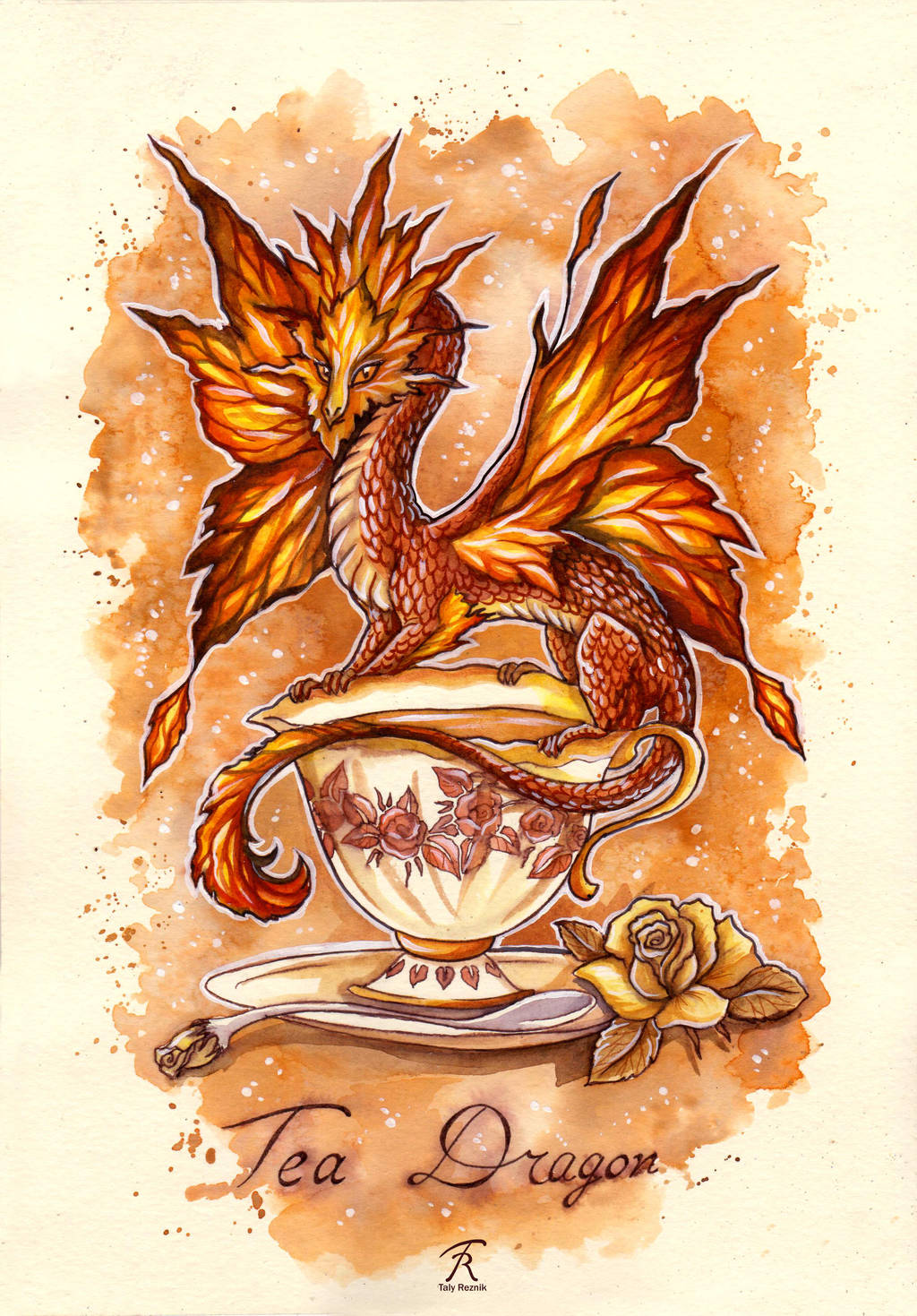 Tea Dragon by TrollGirl