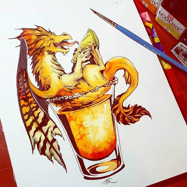 Inktober #10 2018 by TrollGirl
