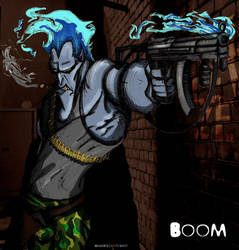 Machine gun COLORED by Lady-----HADES