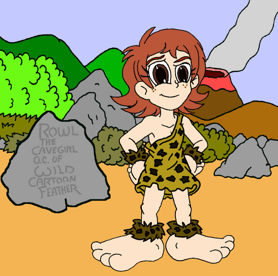 Rowl the cave girl O.C. of WildCartoonFeather by DARKZADAR-ZERO on ...