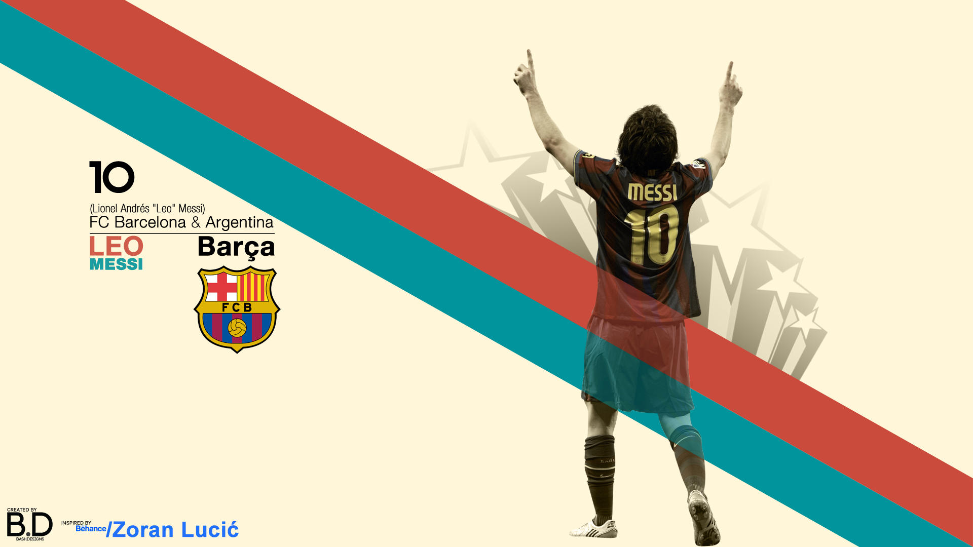 Lionel Messi Wallpaper by BashGfX