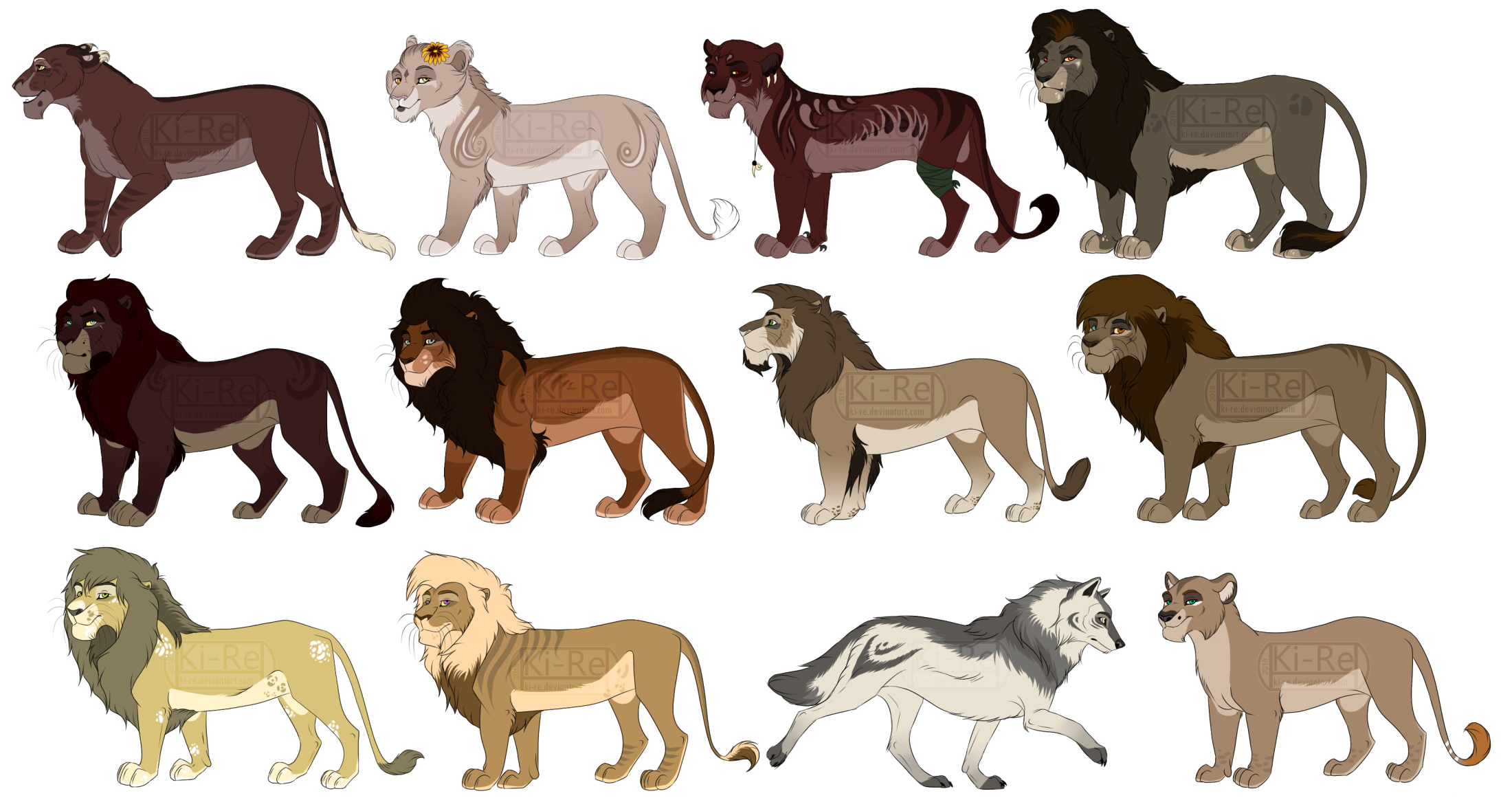 Lion adopts CLOSED by Ki-Re on DeviantArt