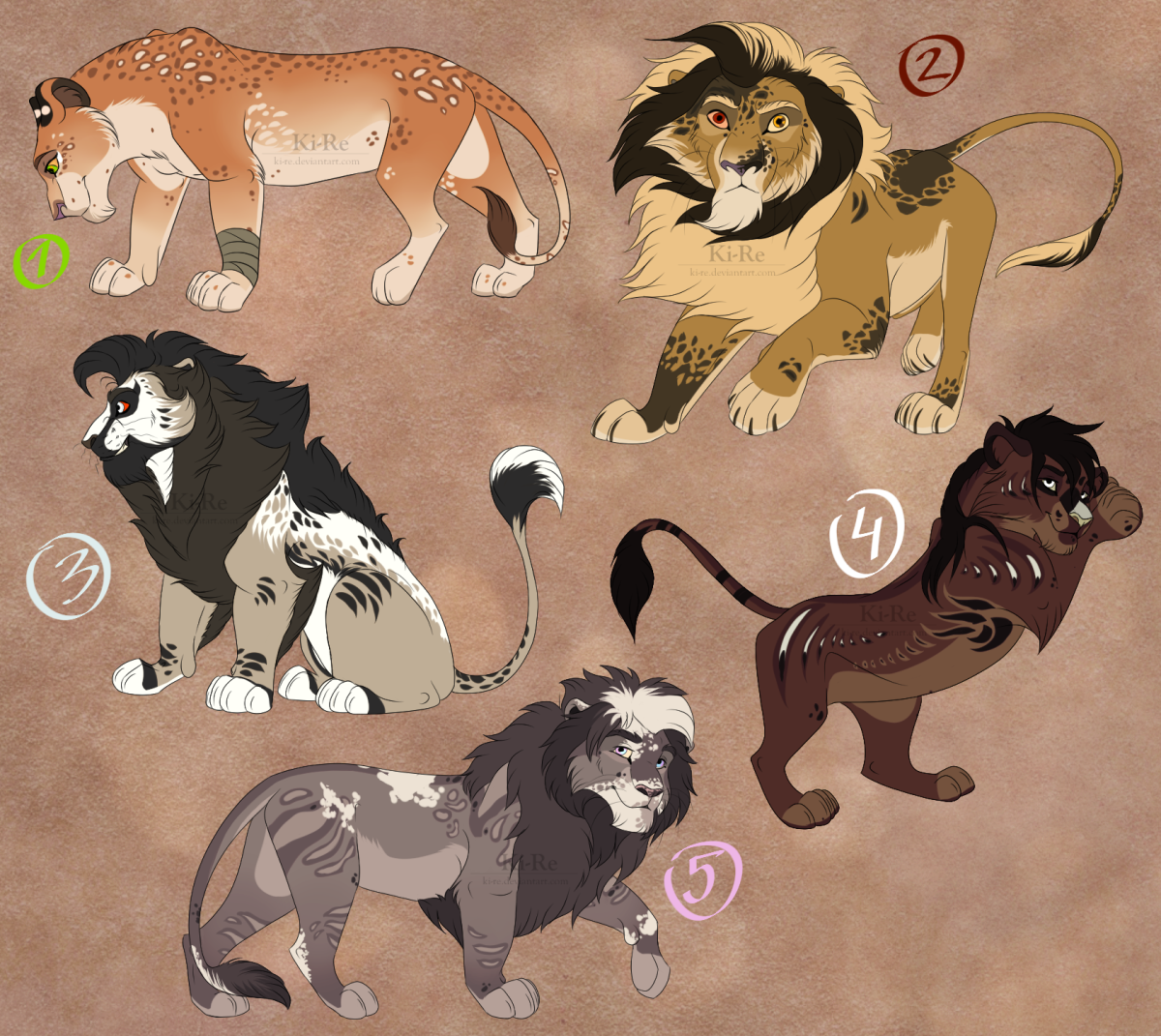 Lion adopts CLOSED by Ki-Re on DeviantArt