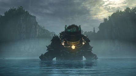 Shadow Of The Colossus 12th Boss Wallpaper Desktop By Empessah On
