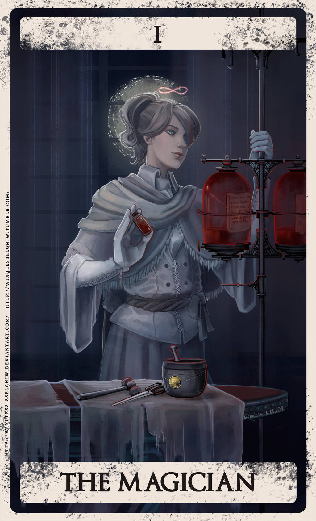 Bloodborne tarot I by Wingless-sselgniW