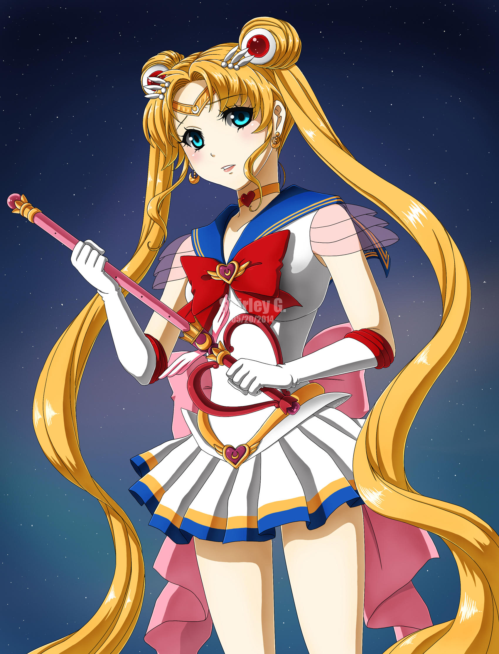 Sailor Moon by Selene-Galadriel