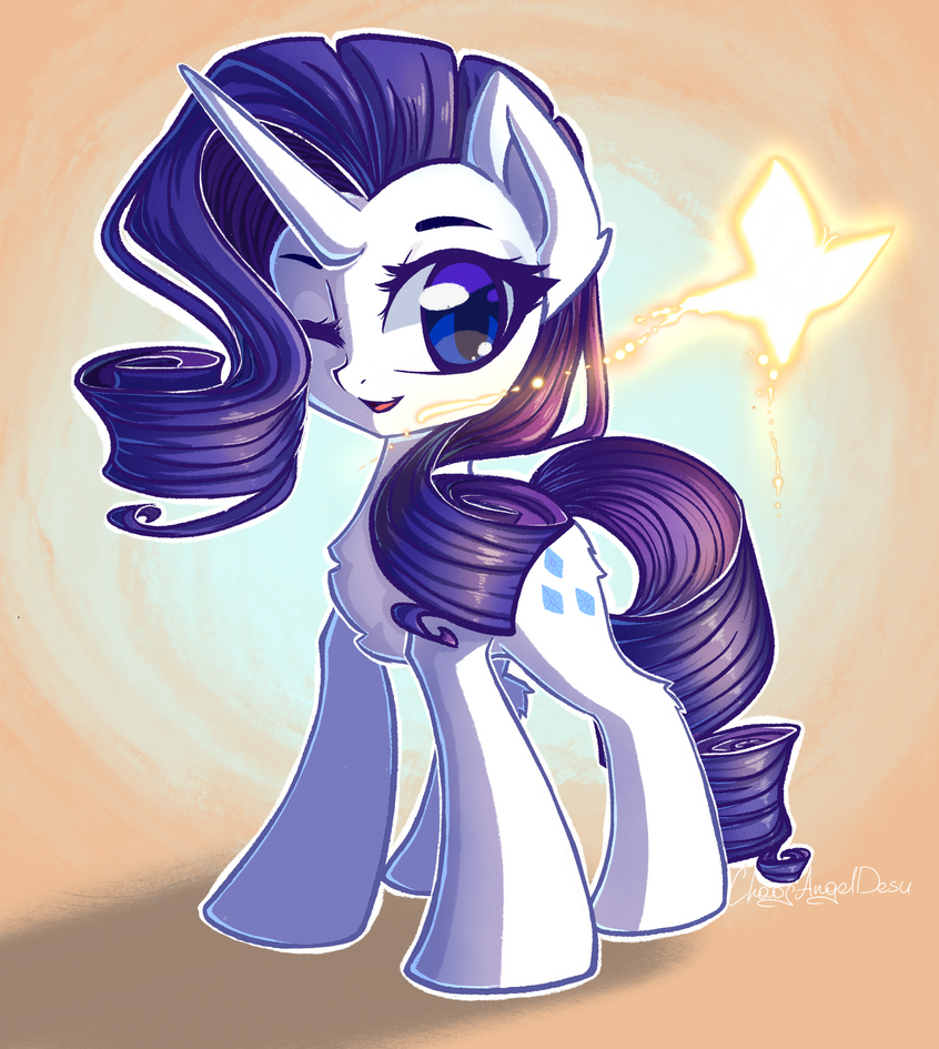 rarity_and_a_butterfly_by_chaosangeldesu