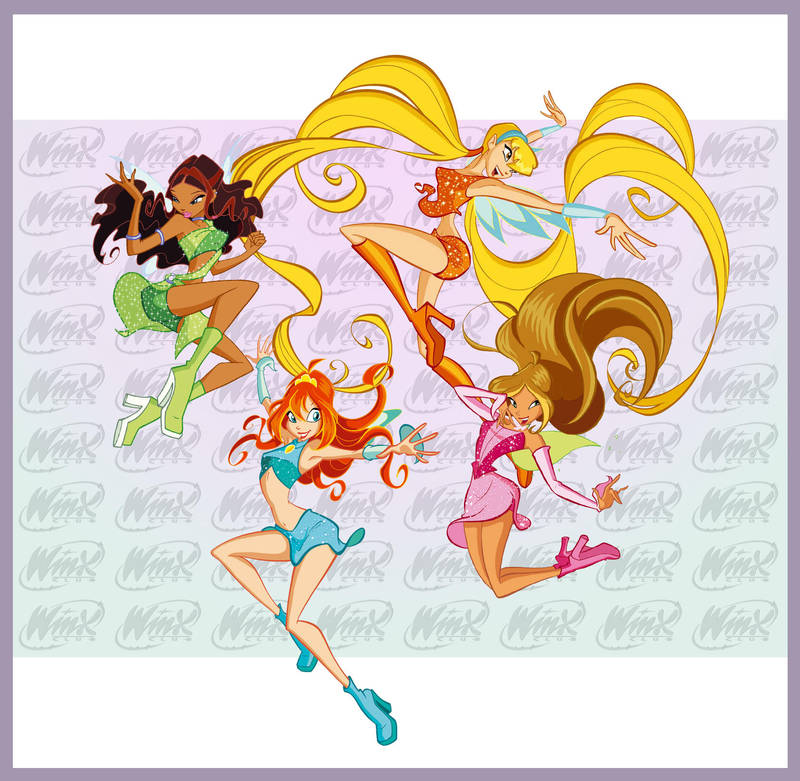 Winx Club Frolicking Fairies by WinxClubFanArt