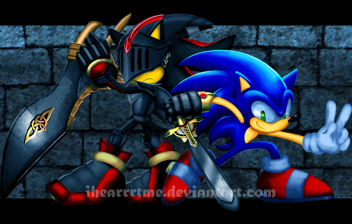 Sonic and Sir Lancelot by ihearrrtme on DeviantArt