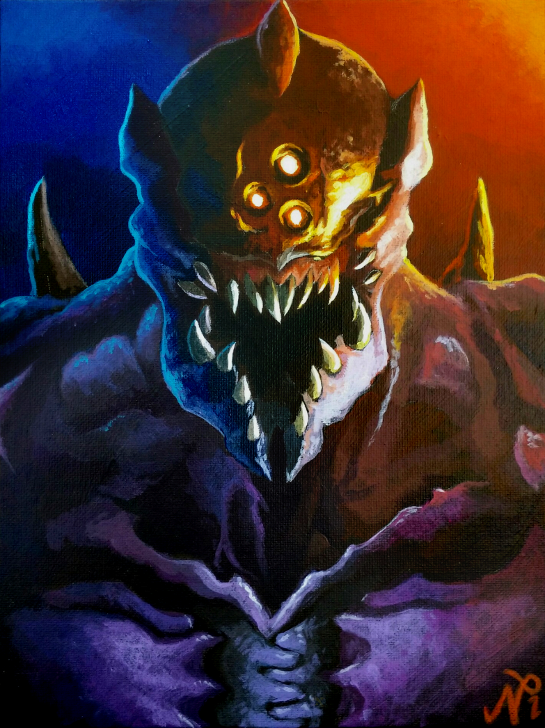 DOOM Prowler Painting by Xous54