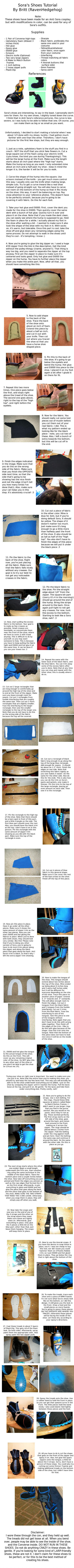 Sora's Shoes Tutorial by makeshiftwings30