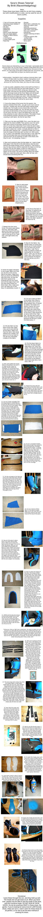 Sora's Shoes Tutorial by makeshiftwings30