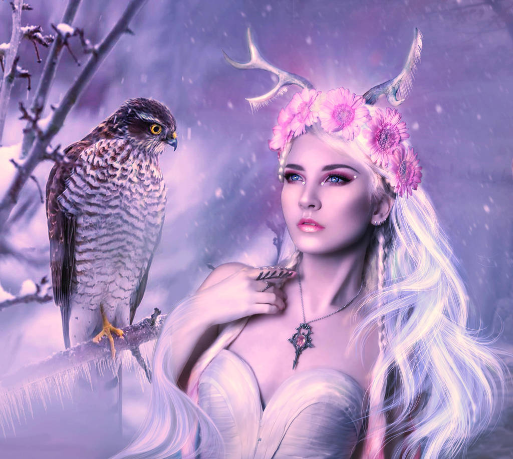 Winter Flower princess by HILIF