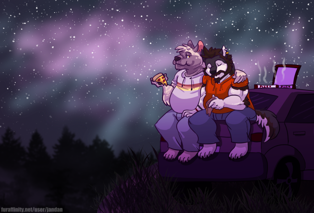 Pizza and a Good View by Songficcer
