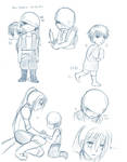 Serpamia Flare - Sketch Dump #2 by rufiangel