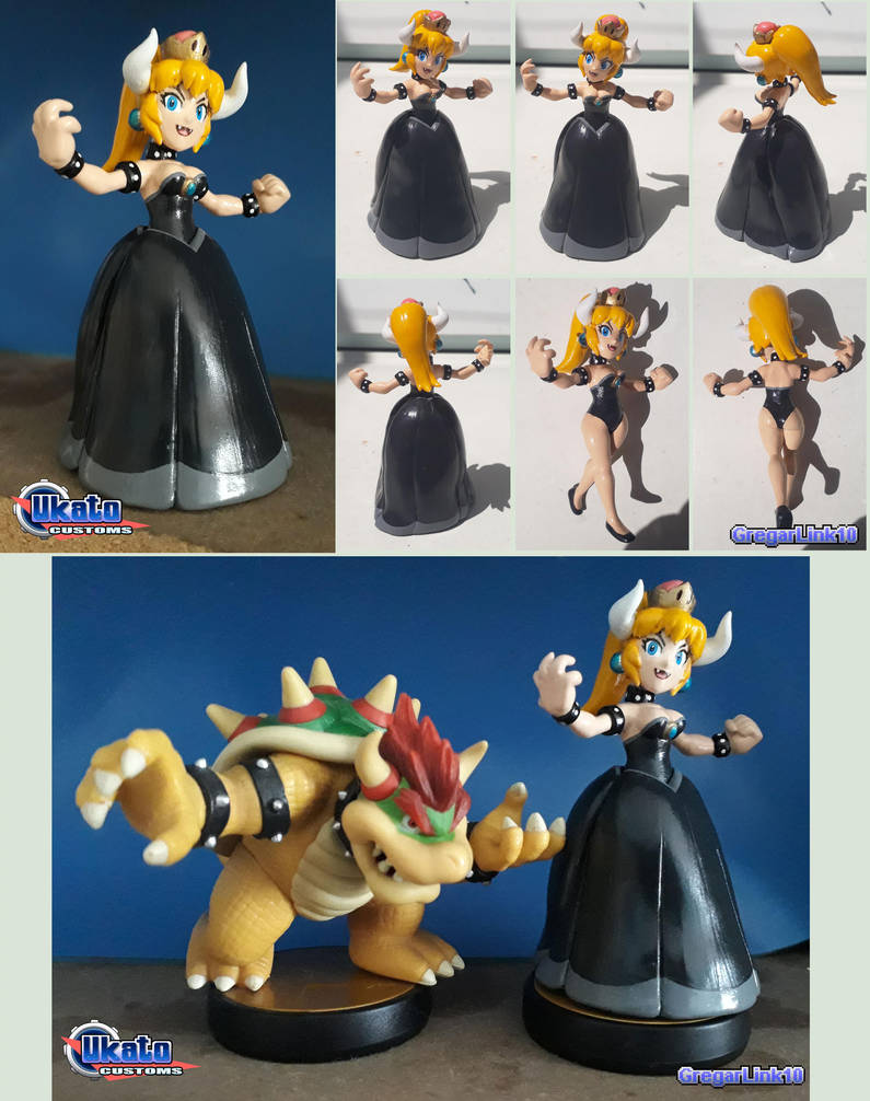 Bowsette fan made figure (also amiibo) by Gregarlink10 on DeviantArt